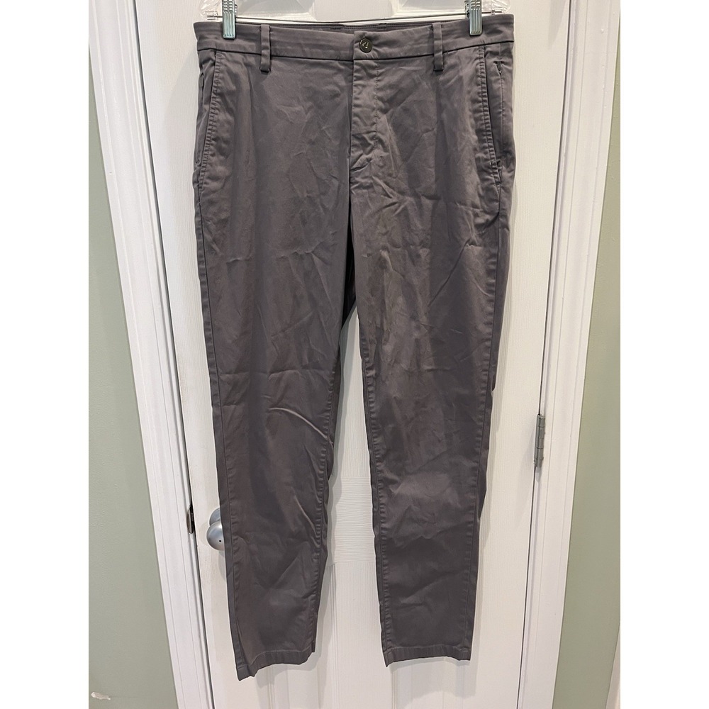 Birddogs Pants Mens 34 X 31 Gray Performance Chino Unlined Stretch‎ Boomstick
